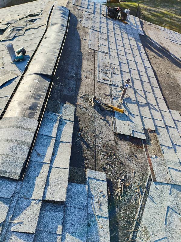 residential roof repair by Hloska Roofing in St Pete