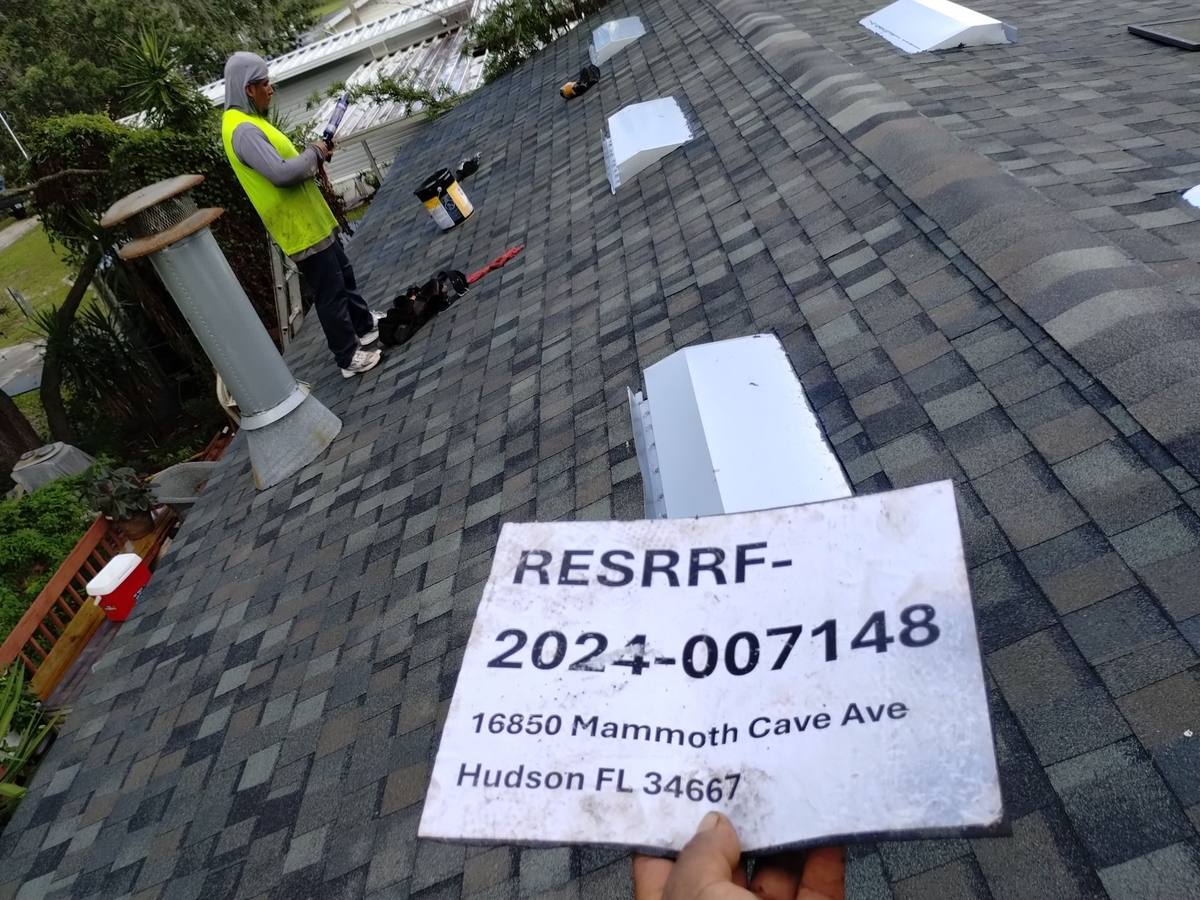shingle roof replacement in Hudson, Florida