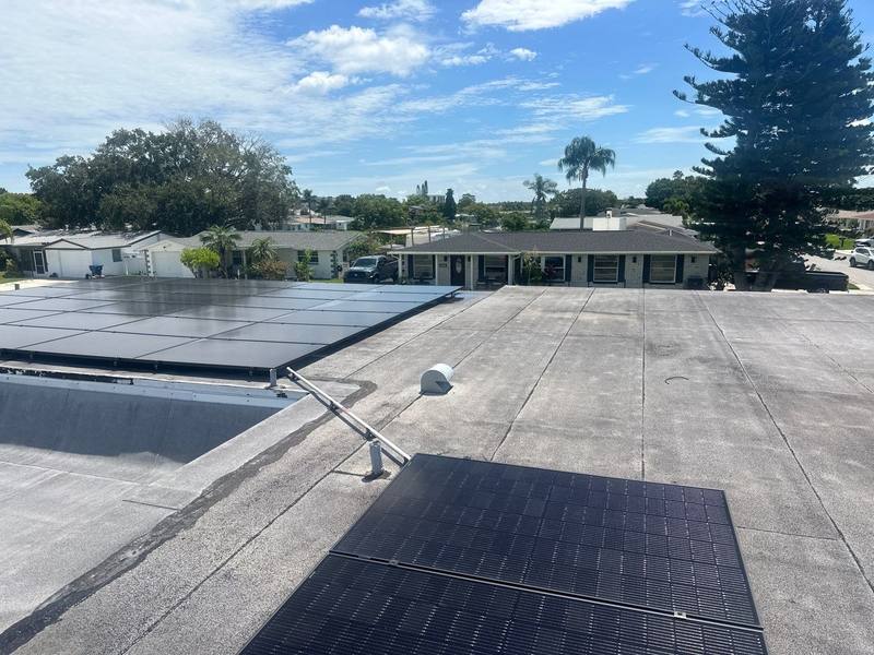 roofing project near Albion Street in Holiday