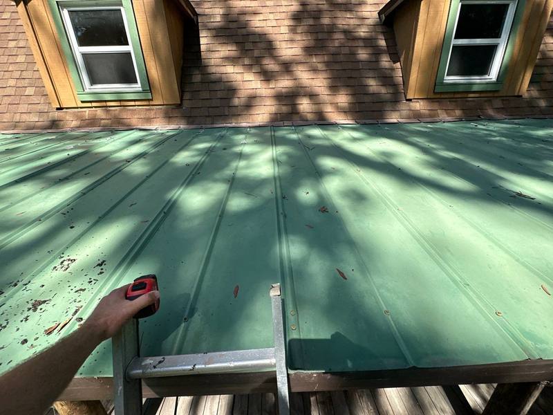 residential roof replacement by Hloska Roofing in Spring Hill