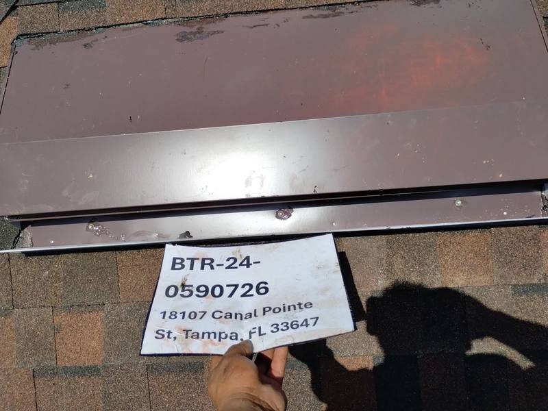 roofing project near Canal Pointe St in Tampa