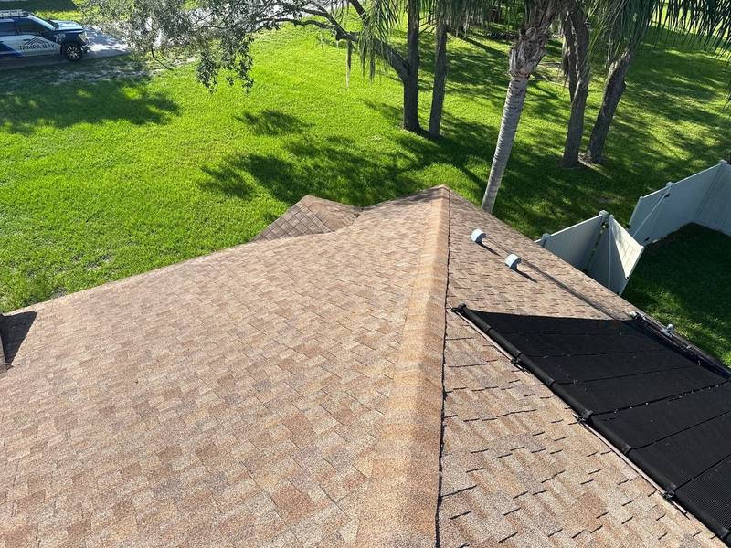 residential shingle roof replacement by Hloska Roofing in Spring Hill