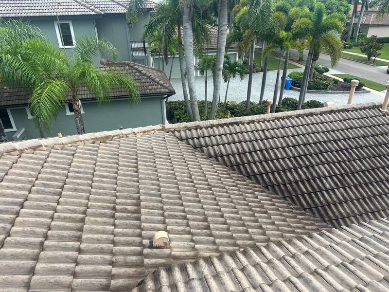 completed roofing project in Apollo Beach FL