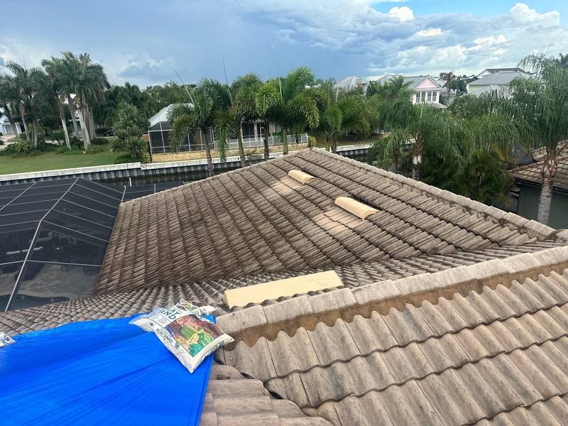 roofing project near Balibay Rd in Apollo Beach
