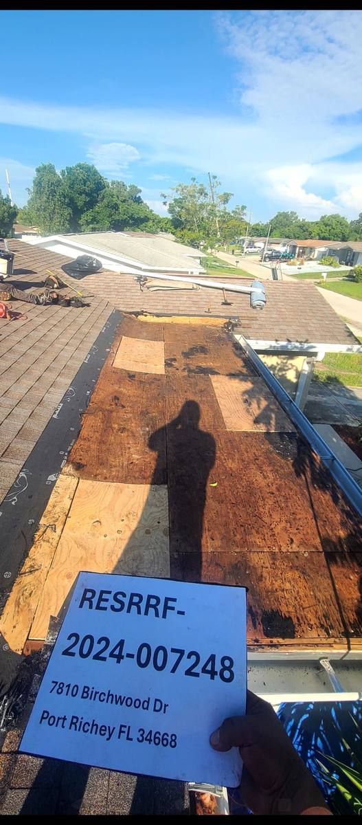 roof replacement in Port Richey, Florida