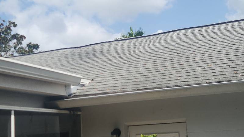 completed roofing project in New Port Richey FL