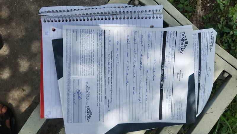 residential roof repair by Hloska Roofing in Tampa