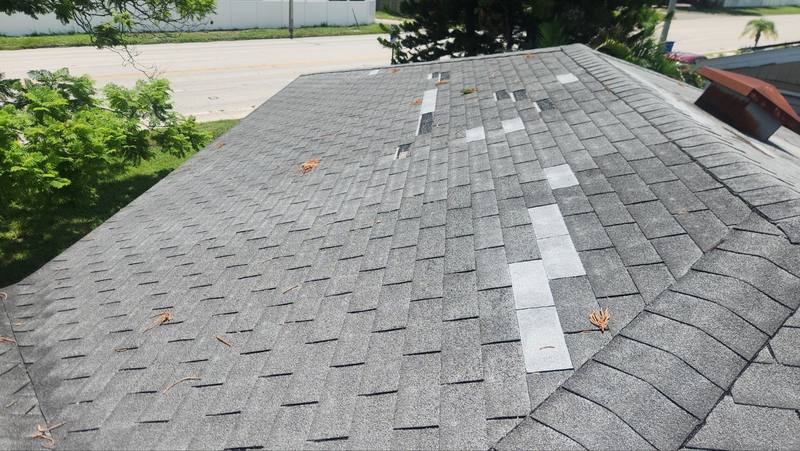 completed roofing project in St. Petersburg FL