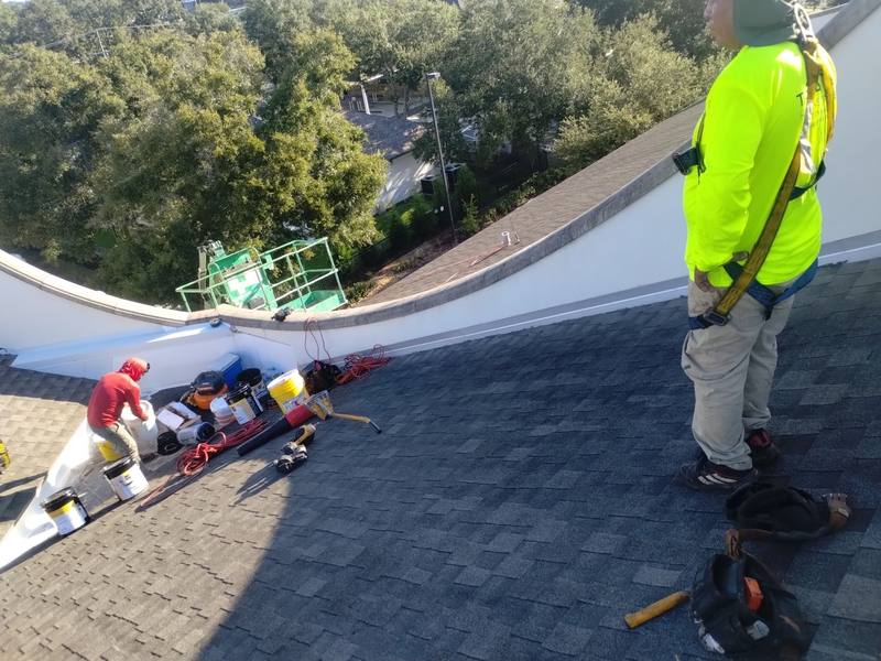 residential roof repair by Hloska Roofing in Tampa