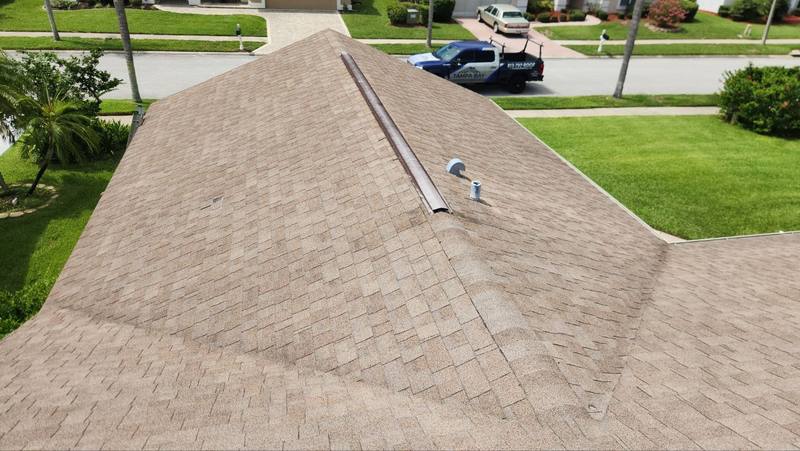 completed roofing project in Hudson FL