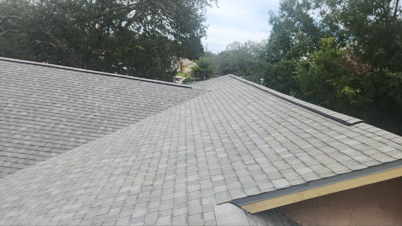 completed roofing project in Spring Hill FL