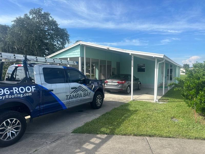 residential roof repair by Hloska Roofing in Zephyrhills