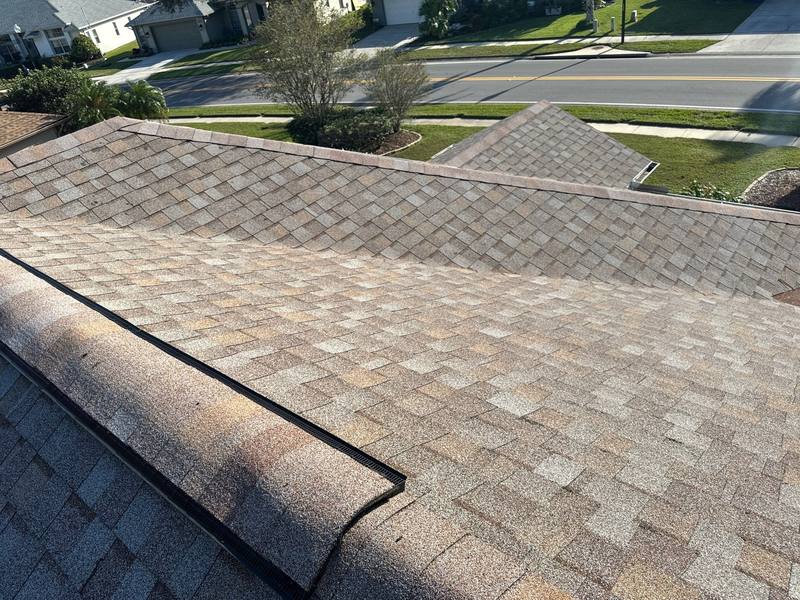 completed roofing project in Trinity FL