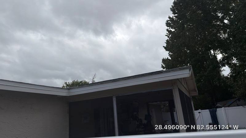 completed roofing project in Spring Hill FL