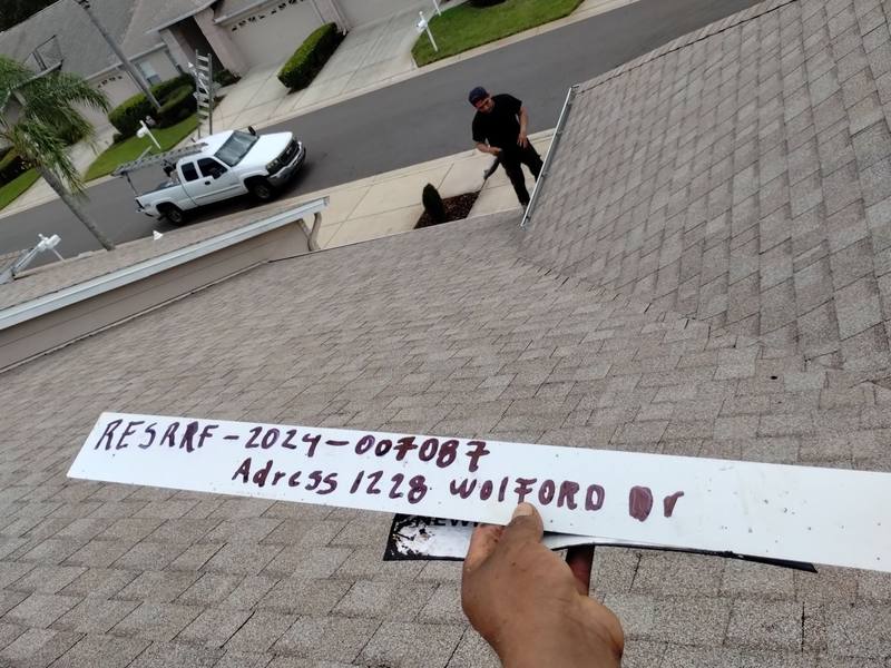 roofing project near Wolford Drive in Trinity