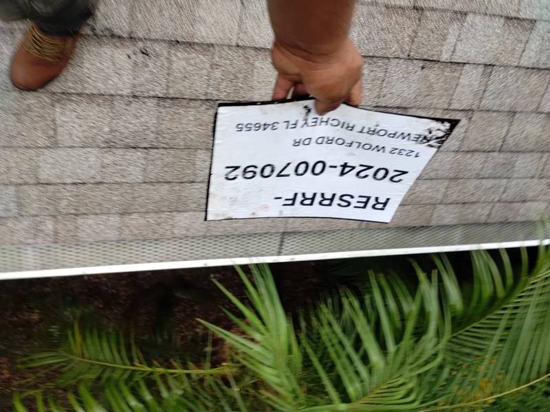 residential shingle roof replacement by Hloska Roofing in Trinity