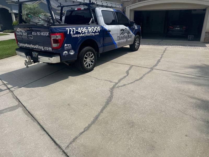 residential tile roof replacement by Hloska Roofing in Lutz