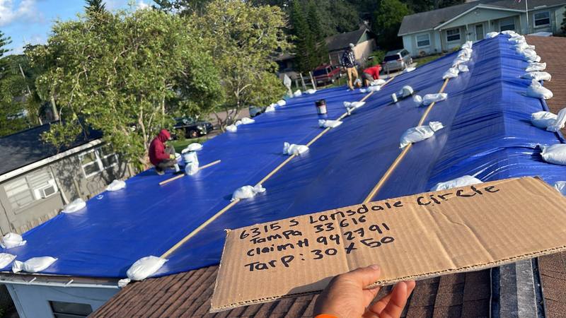 residential roof replacement by Hloska Roofing in Tampa