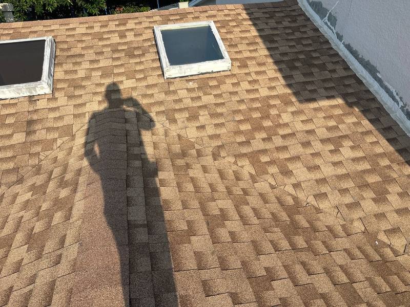 completed roofing project in Clearwater FL
