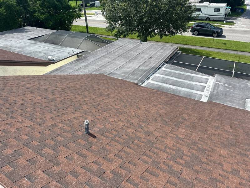 completed roofing project in New Port Richey FL
