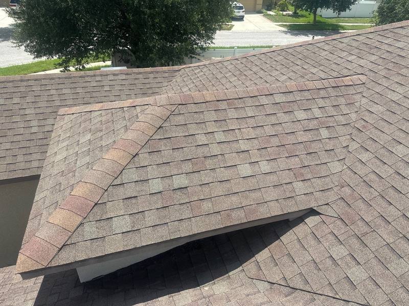 residential shingle roof replacement by Hloska Roofing in Spring Hill