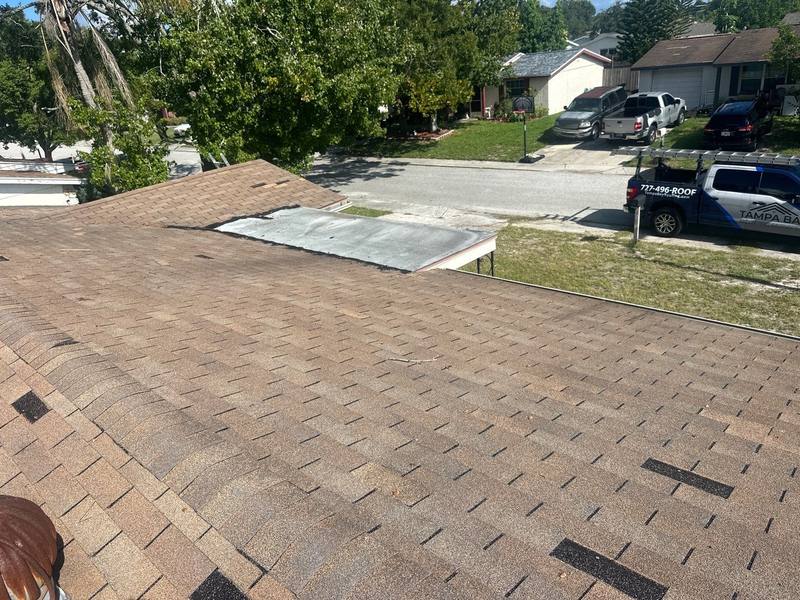 completed roofing project in Port Richey FL