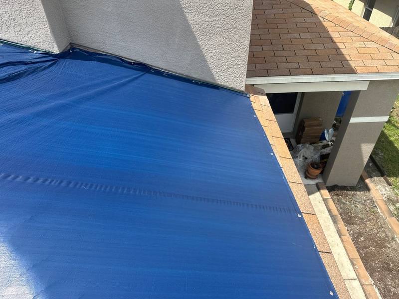 completed roofing project in Gibsonton FL