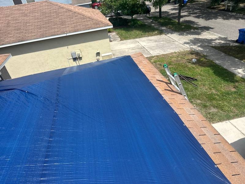 completed roofing project in Gibsonton FL