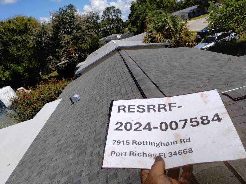 roofing project near Rottingham Rd in Port Richey