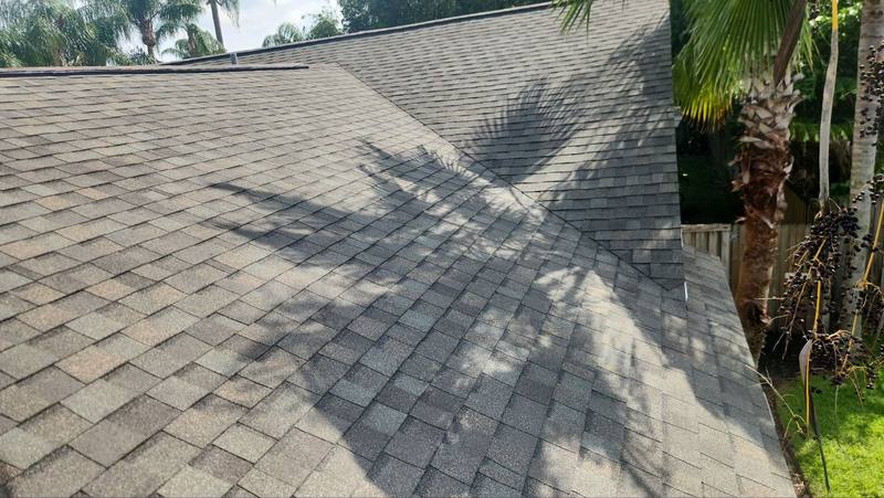residential shingle roof replacement by Hloska Roofing in Tampa