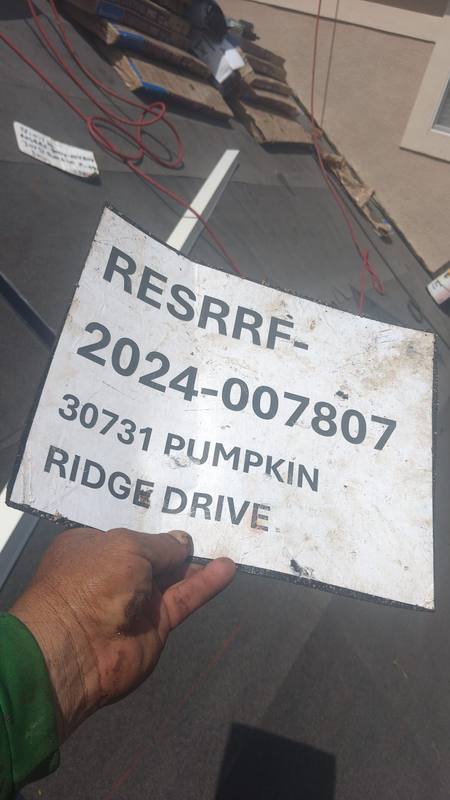 roofing project near Pumpkin Ridge Dr in Wesley Chapel