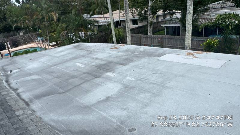 completed roofing project in Clearwater FL