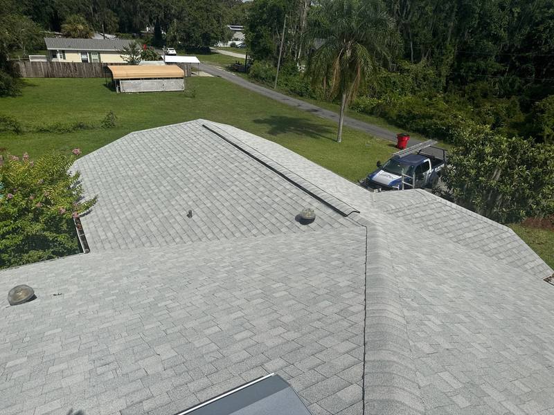 completed roofing project in Lake Panasoffkee FL