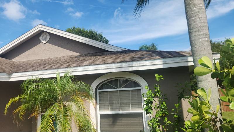 residential shingle roof replacement by Hloska Roofing in Bradenton