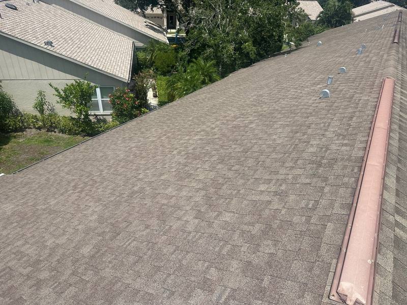 residential shingle roof replacement by Hloska Roofing in Palm Harbor