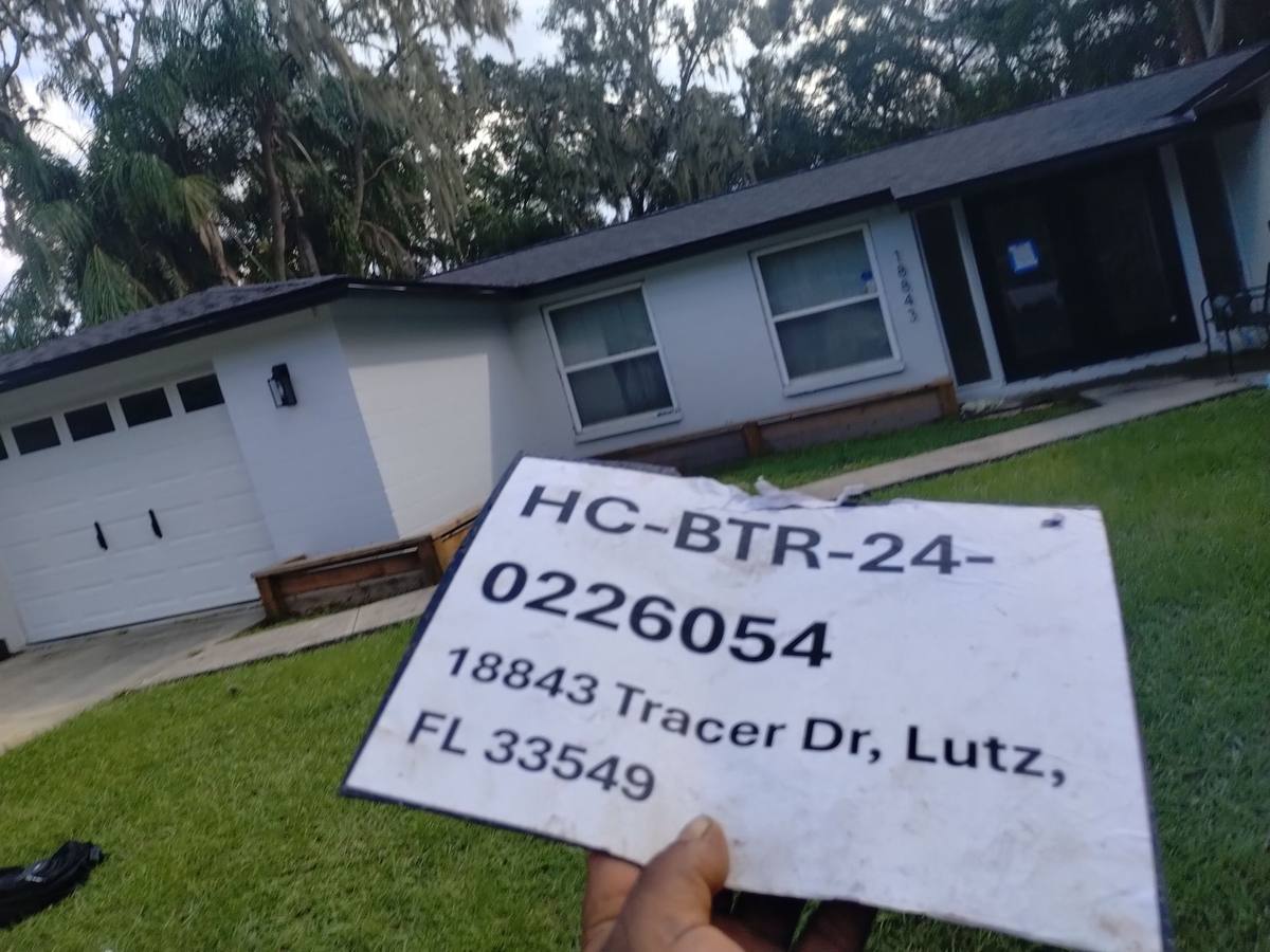 shingle roof replacement in Lutz, Florida