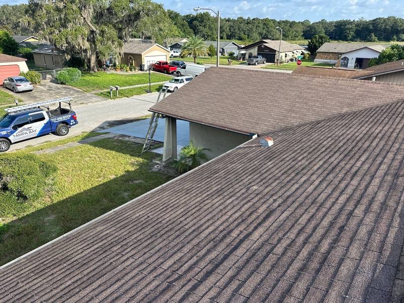 completed roofing project in Hudson FL