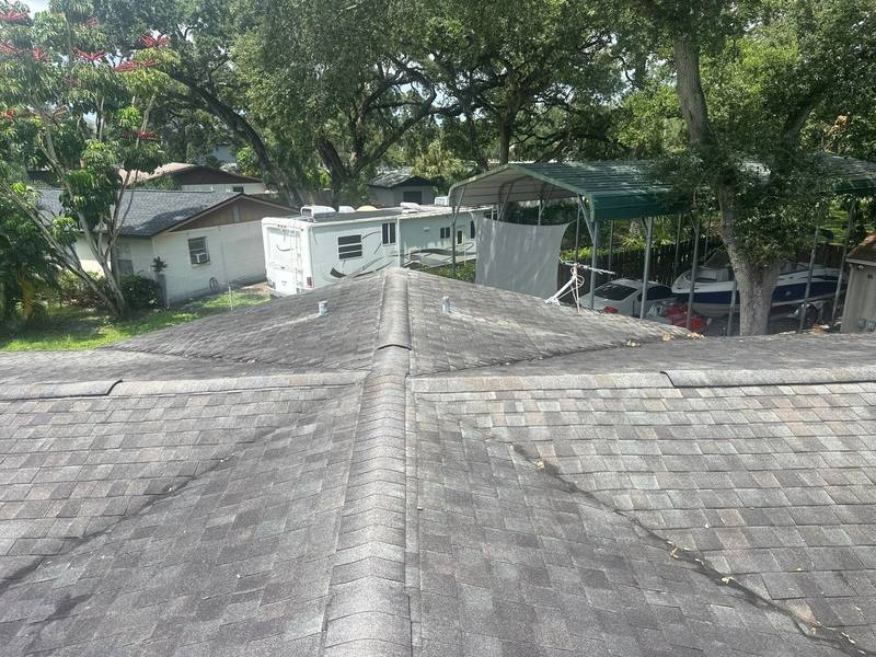completed roofing project in Tampa FL
