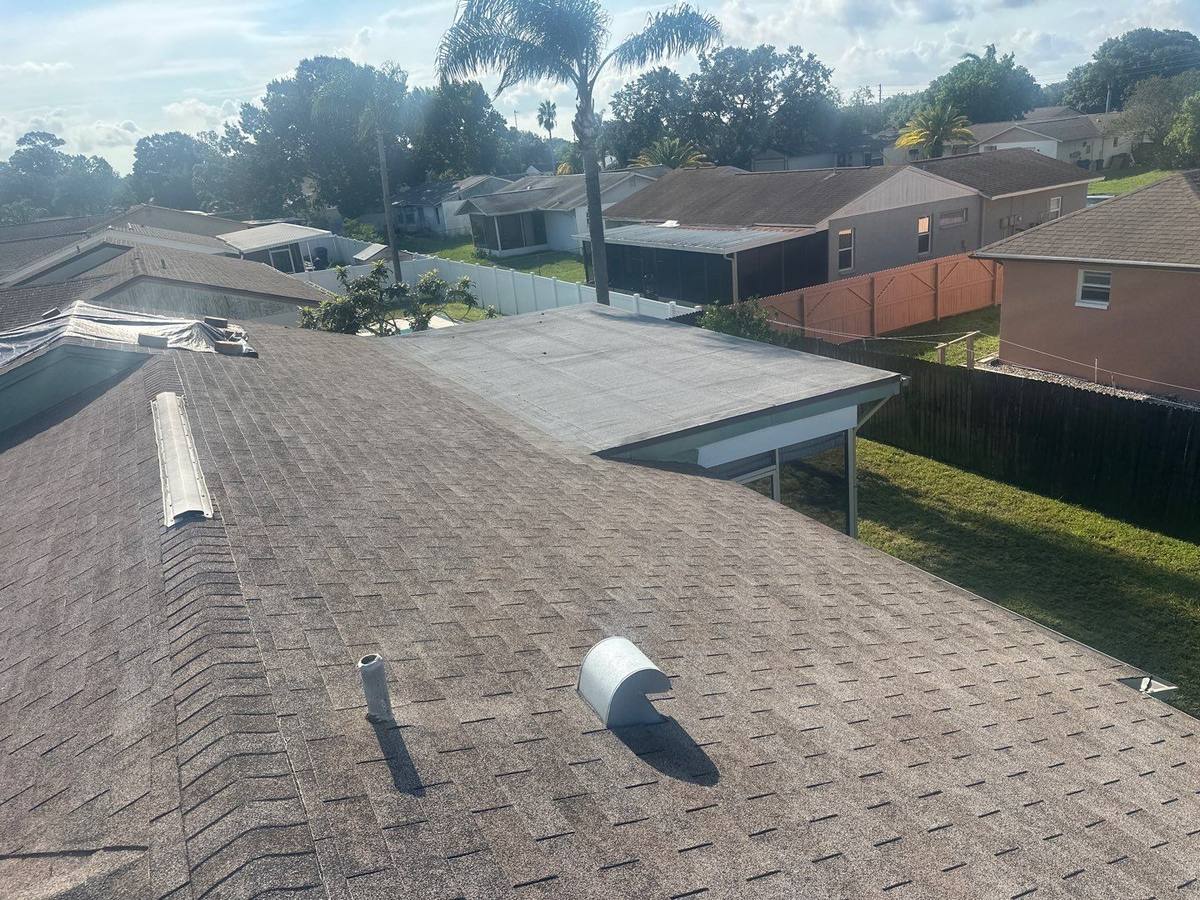 shingle roof replacement in Holiday, Florida