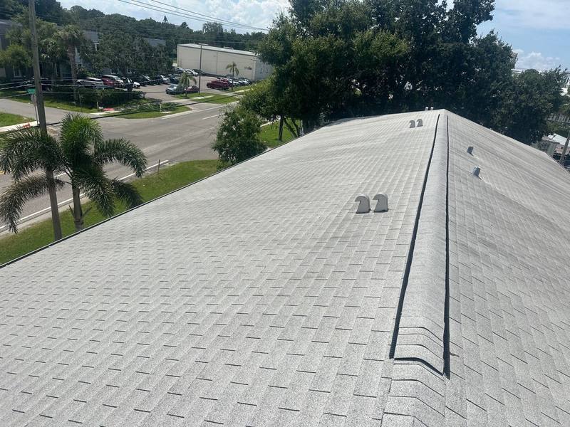 residential shingle roof replacement by Hloska Roofing in Tampa