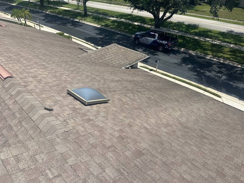 completed roofing project in Palm Harbor FL