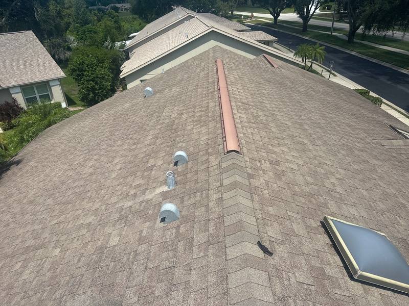 completed roofing project in Palm Harbor FL