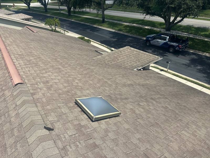 residential roof replacement by Hloska Roofing in Palm Harbor