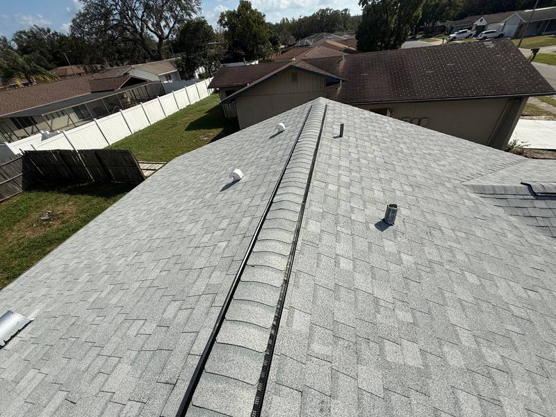 completed roofing project in Hudson FL