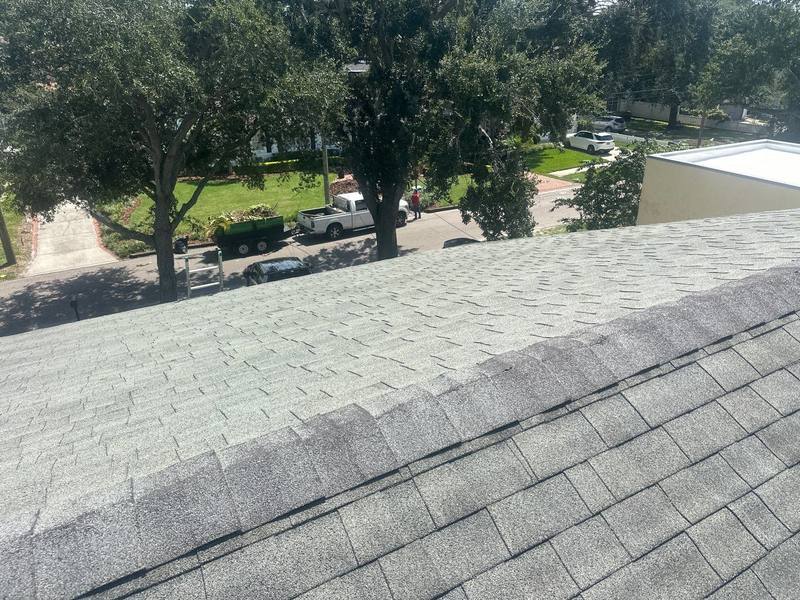completed roofing project in Tampa FL