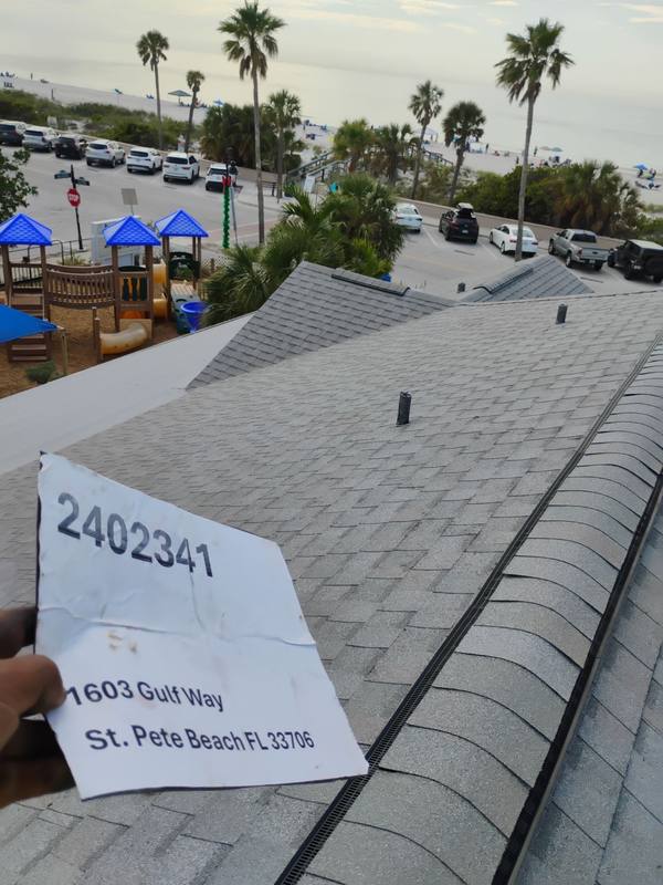 residential shingle roof replacement by Hloska Roofing in St Pete Beach