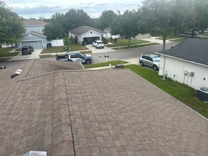 completed roofing project in Spring Hill FL