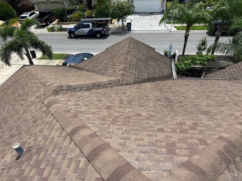 residential roof replacement by Hloska Roofing in Tarpon Springs