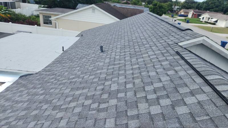 completed roofing project in New Port Richey FL