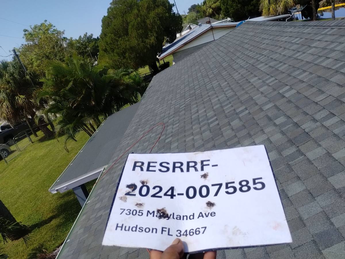 shingle roof replacement in Hudson, Florida